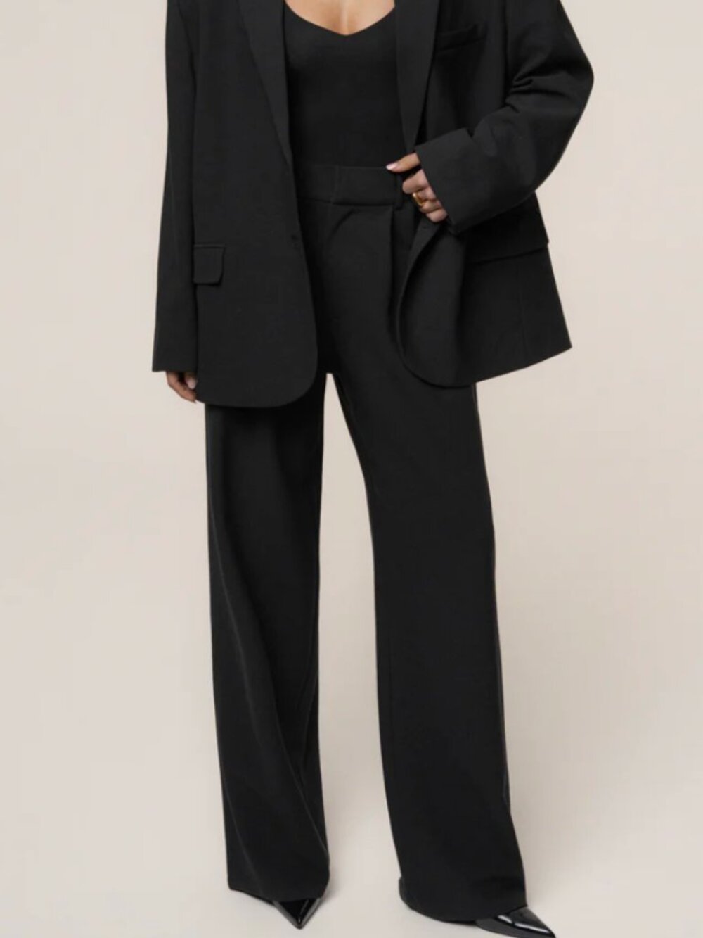 Black Core Standard Pant